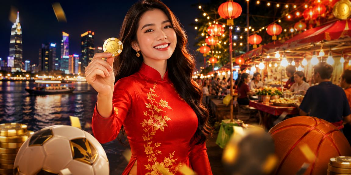 Người phụ nữ mặc áo dài tại TP Hồ Chí Minh đặt cược thể thao và tích điểm VIP trên điện thoại