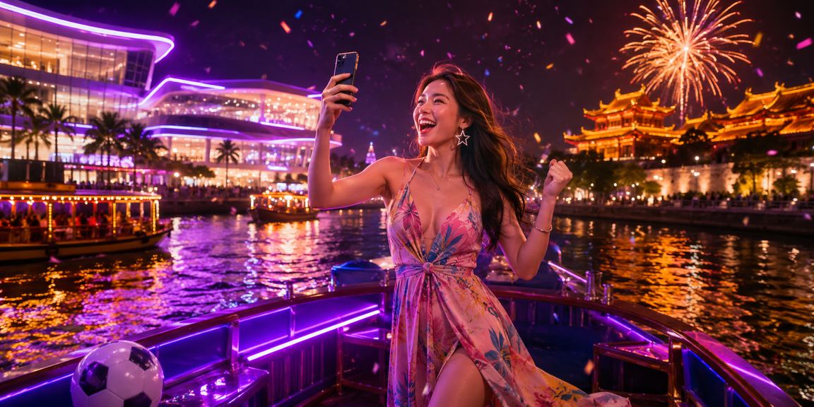 Không khí xem bóng đá và đặt kèo ban đêm tại Huế với ánh đèn neon rực rỡ